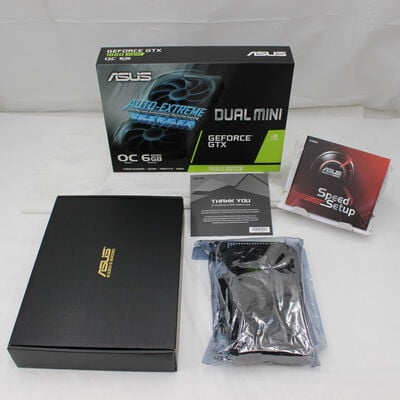 【通販センター】中古  ASUS DUAL-GTX1660S-O6G-MINI（GTX1660SUPER 6GB） 3480039540 