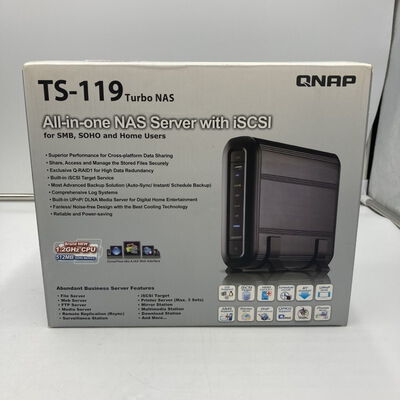 【福井日之出店】中古  QNAP TS-119（NASキット/SATA） 5200001112 
