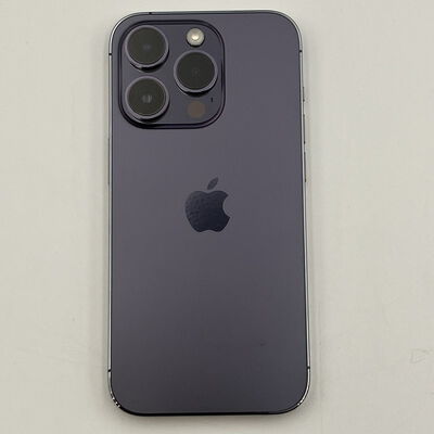 【新潟店】中古  【au版SIMフリー】Apple iPhone14 Pro 6.1インチ 128GB (ディープパープル) MQ0F3J/A 155001 