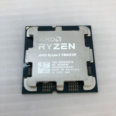 【徳島住吉店】中古  AMD Ryzen 7 7800X3D (AM5/4.2/104M/C8/T16/120W) 157139 