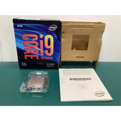 【富山本郷店】中古  INTEL Core i9 9900KF (1151/3.60GHz/16M/C8/T16) 139475 