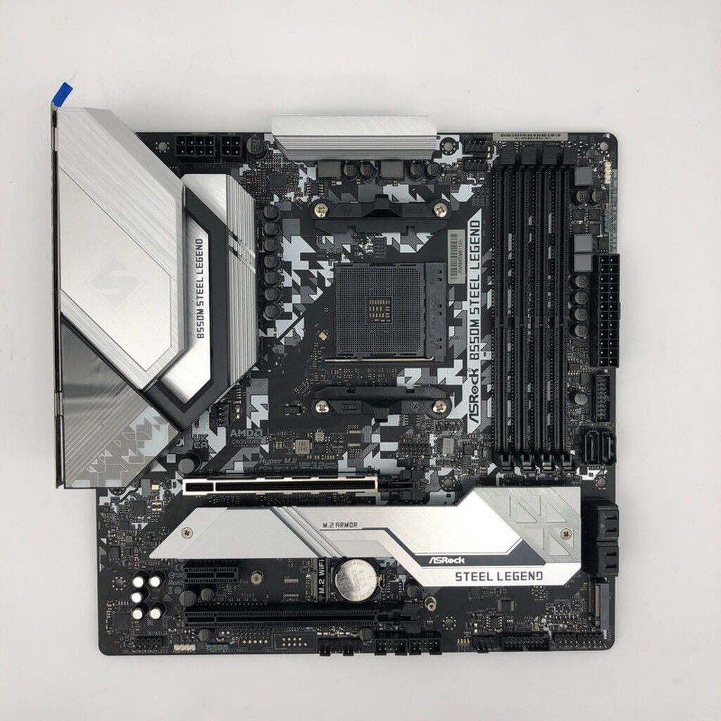 中古 ASRock B550M Steel Legend (B550 AM4 mATX DDR4) 142939
