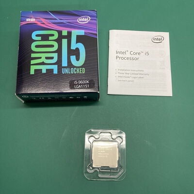 【神戸・三宮店】中古  INTEL Core i5-9600K (1151/3.70GHz/9M/C6/T6) 138480 