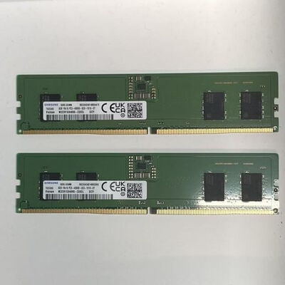 【八王子店】中古  8GB 2枚組(合計16GB) PC5-38400/DDR5-4800 デスクトップ用 190898 