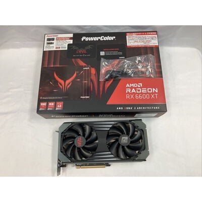 【仙台店】中古  PowerColor AXRX 6600XT 8GBD6-3DHE/OC (RX 6600 XT 8GB) 146743 