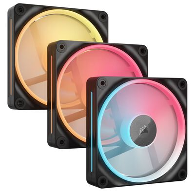 Corsair  iCUE LINK LX120-R RGB Triple Reverse Fans Starter Kit CO-9051050-WW (3個パック ブラック) 