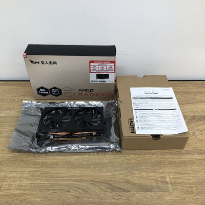 【津ラッツ店】中古  玄人志向 RD-RX6600-E8GB/DF (RX 6600 8GB) 147697 