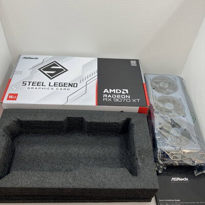 【秋葉原本店】中古  ASRock RX9070XT SL 16G Steel Legend 16GB (RX9070XT 16G) 176937 