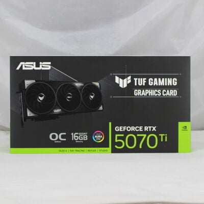 【通販センター】中古  ASUS TUF-RTX5070TI-O16G-GAMING (RTX5070Ti 16G) 176543 