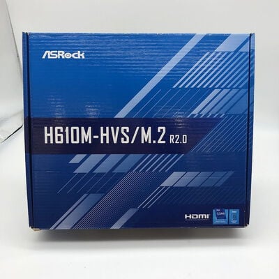 【宇都宮鶴田店】中古  ASRock H610M-HVS/M.2 R2.0 (H610 1700 mATX DDR4) 1230009396 