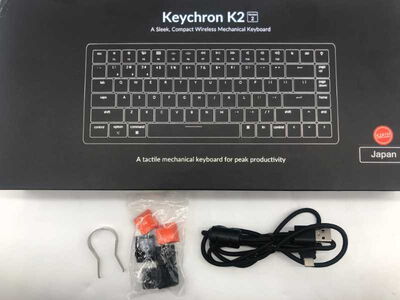 【郡山安積店】中古  Keychron K2 WhiteLED JP 赤軸 4640003279 