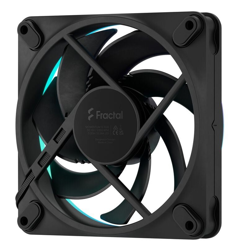Fractal Design Momentum 12 RGB Black FD-F-MR1-1201 (ブラック
