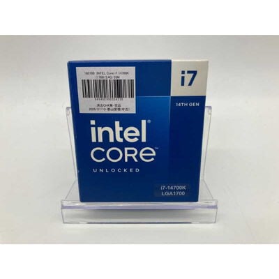 【郡山安積店】中古  INTEL Core i7 14700K  (1700/3.4G/33M/C20/T28) 160700 