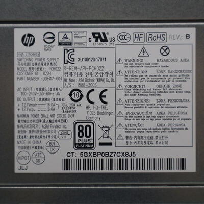 【通販センター】中古  HP EliteDesk 800 G5 SFF(Intel Core i7 9700 3.00GHz/16GB DDR4/SSD256GB/-/オンボード/GbE/W11P) 192803 
