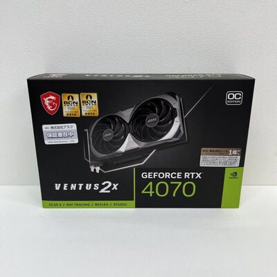 【津ラッツ店】中古  MSI GeForce RTX 4070 VENTUS 2X 12G OC (RTX4070 12GB) 157129 