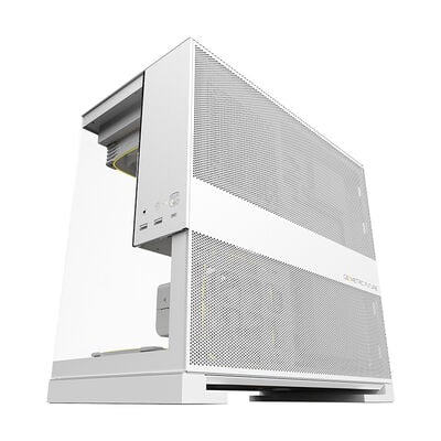Geometric Future  MODEL 3 with 5FAN GF-M3-WT PLUS (MicroATX ガラス オールホワイト) 
