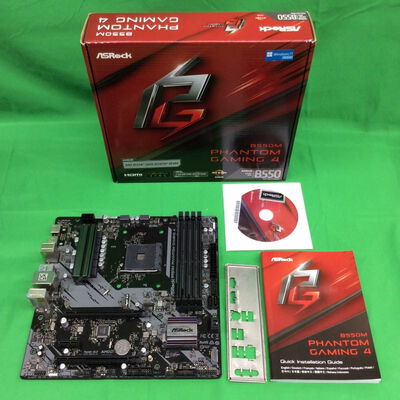 【川崎店】中古  ASRock B550M PHANTOM GAMING(B550 AM4 mATX DDR4) 3170007680 