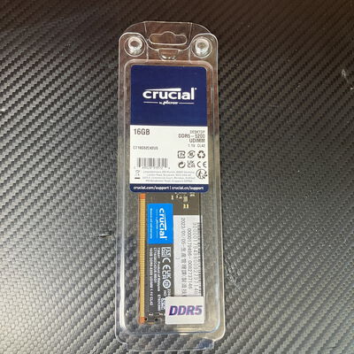 【富士青葉店】中古  Crucial CT16G52C42U5.M8G1(DDR5 PC5-41600 16GB) 183231 