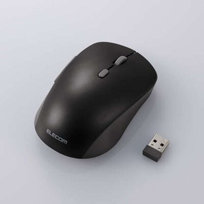 エレコム  M-MY30MBSBK (OSMOD Six USB無線/Bluetooth 静音マウス [6ボタン/Mサイズ] ブラック) 