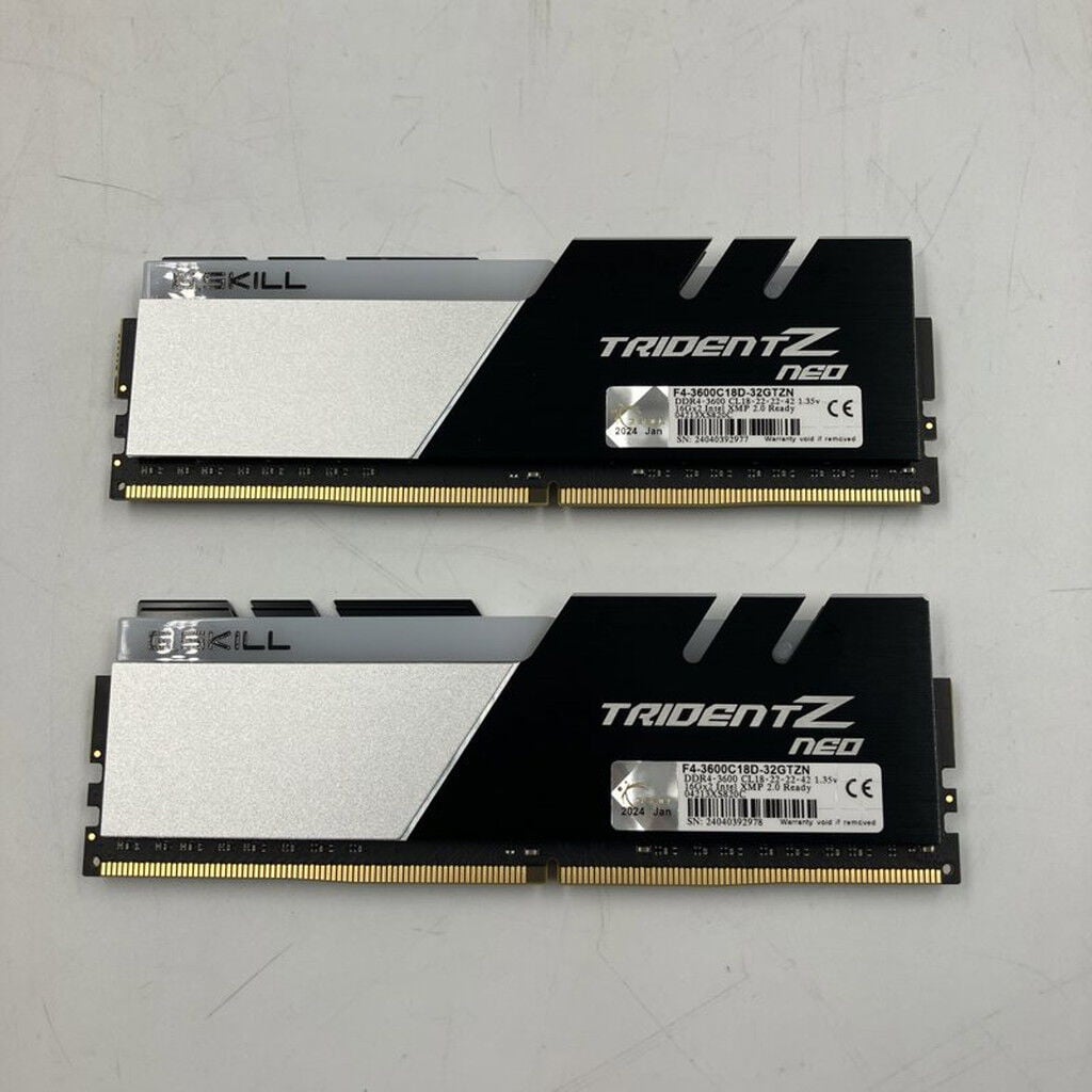 中古 G.SKILL F4-3600C18D-32GTZN (DDR4 PC4-28800 16GBx2) 198059