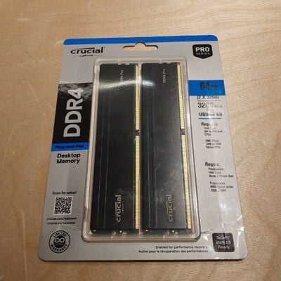 【鹿児島店】中古  32GB 2枚組(合計64GB) PC4-25600/DDR4-3200 デスクトップ用 190903 