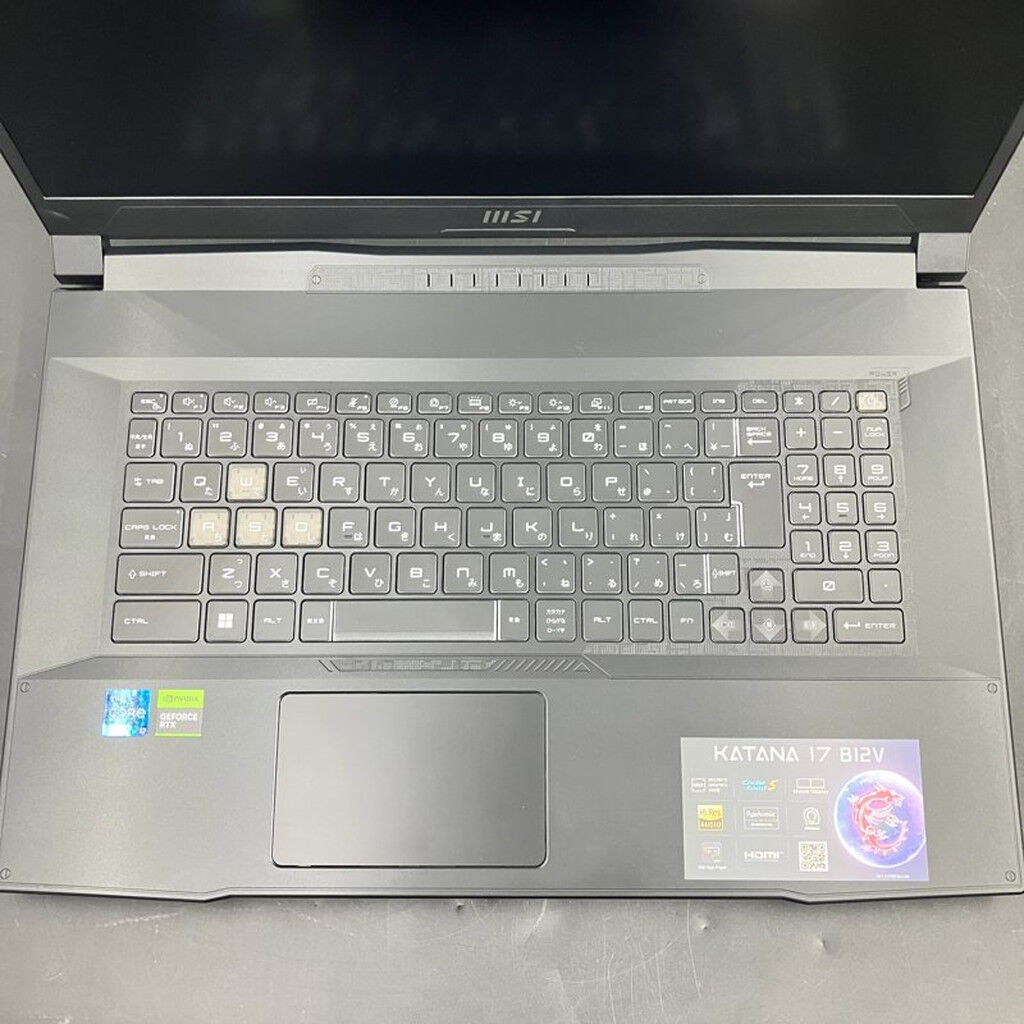 中古 MSI Katana 17 B12VFK 3120024175 （363417） ｜ パソコン通販の