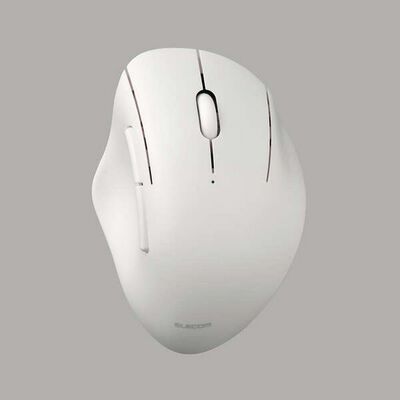 エレコム  M-SH20DBSKWH (無線抗菌静音マウス&ldquo;SHELLPHA&rdquo;5ボタン ホワイト) 