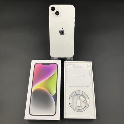 【大須店】中古  【国内版SIMフリー】Apple iPhone14 Plus 6.7インチ 256GB (スターライト) MQ4L3J/A 154965 
