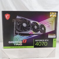 中古  MSI GeForce RTX 4070 GAMING X TRIO 12G (RTX4070 12GB) 157128 
