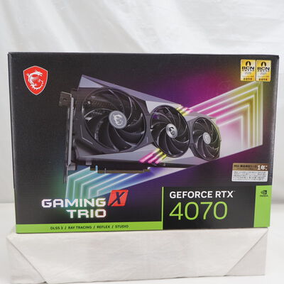 【通販センター】中古  MSI GeForce RTX 4070 GAMING X TRIO 12G (RTX4070 12GB) 157128 