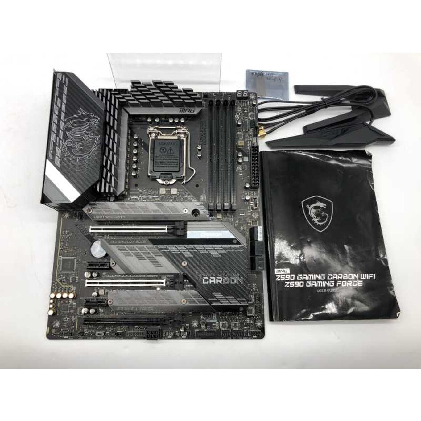 中古 MSI MPG Z590 GAMING CARBON WIFI (Z590 1200 ATX) 144858