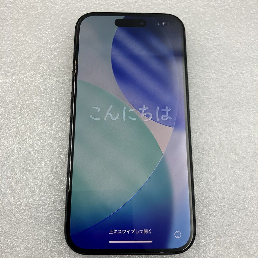 中古 【国内版SIMフリー】Apple iPhone15 無印 256GB ブラック MTMN3J
