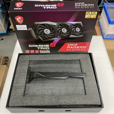 【京都店】中古  MSI Radeon RX 6750 XT GAMING X TRIO 12G (RX6750XT 12GB) 150490 