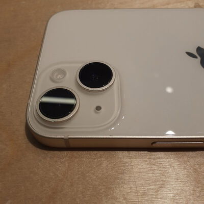 【鹿児島店】中古  【docomo版SIMフリー】Apple iPhone14 6.1インチ 128GB (スターライト) MPUQ3J/A 154870 