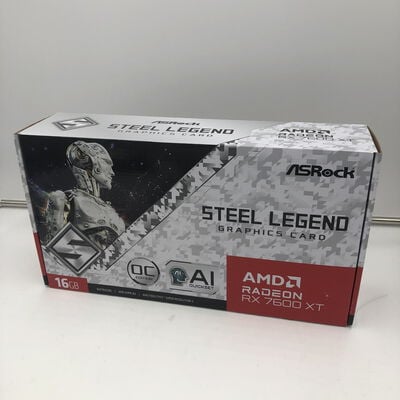 【福井日之出店】中古  ASRock RX7600XT SL 16GO(RX7600XT Steel Legend OC 16GB) 166369 