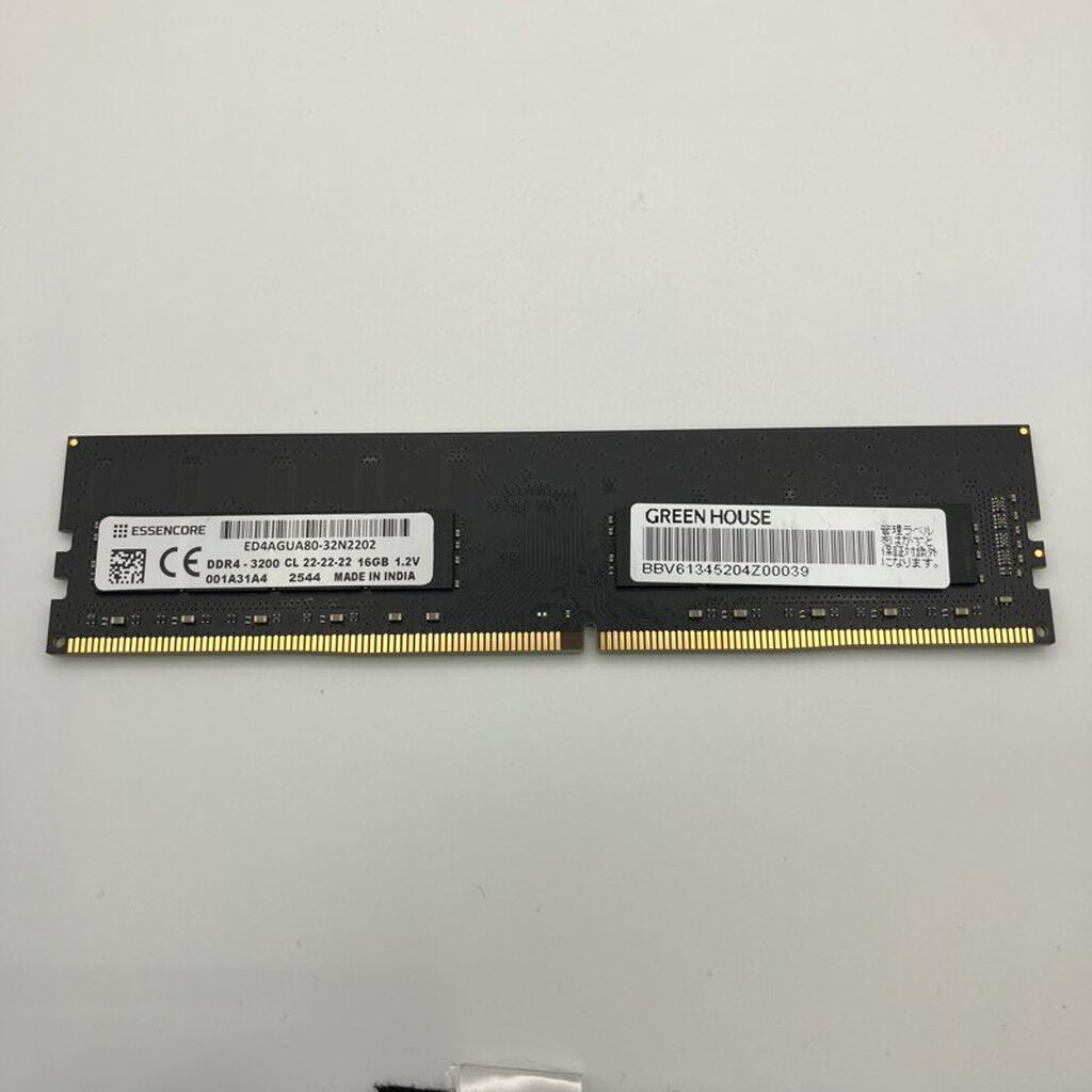 中古 PC4-25600 16GB デスクトップ用(DDR4-3200) 140728 （342925