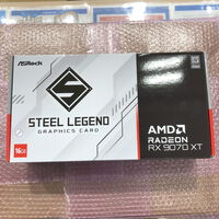 中古  ASRock Radeon RX 9070 XT Steel Legend 16GB（RX9070XT 16GB） 3480039261 