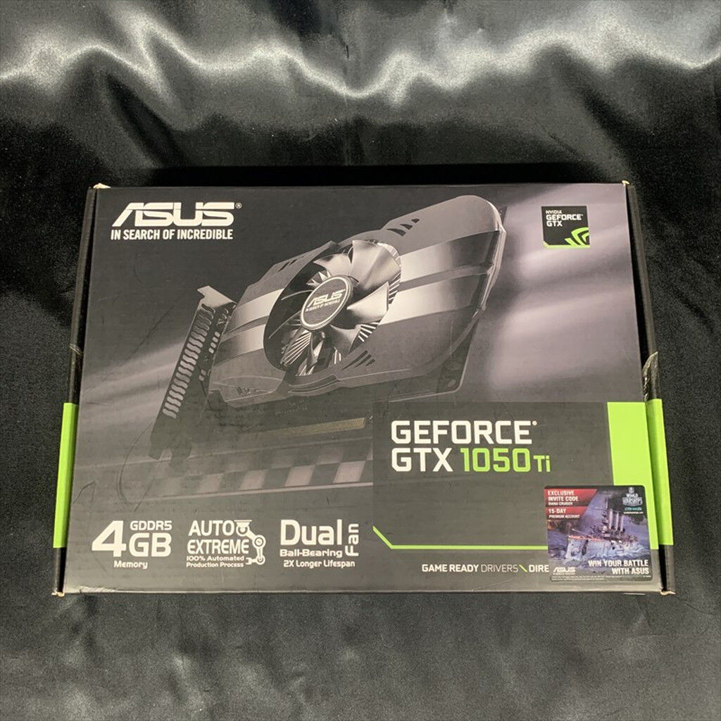 [中古]ASUS PH-GTX1050TI-4G 中古 ASUS PH-GTX1050TI-4G(GTX1050Ti 4G GDR5 single) 133559