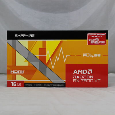 中古  SAPPHIRE PULSE Radeon RX 7800 XT GAMING 16GB GDDR6（RX 7800XT 16GB） 3480032341 