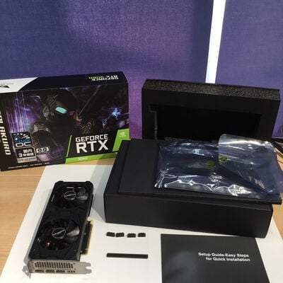 【松山環状枝松店】中古  玄人志向 GG-RTX3060-E12GB/OC/DF (RTX3060 12GB) 144779 