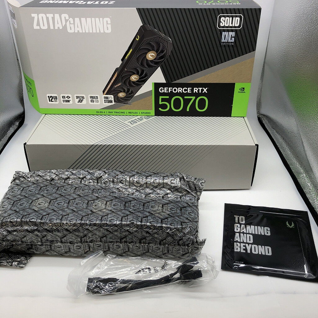 中古 ZOTAC GAMING GeForce RTX 5070 SOLID OC ZT-B50700J-10P