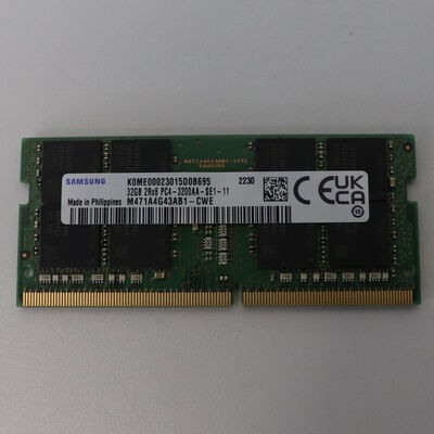 【札幌店】中古  DDR4 PC4-25600 32GB SODIMM ノート用 148255 