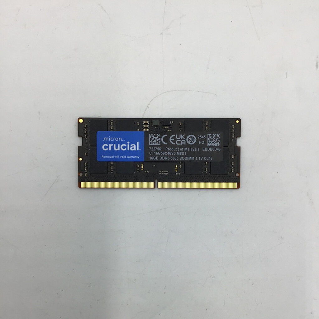 中古 PC5-44800 16GB ノート用(DDR5-5600) 178698 （371411