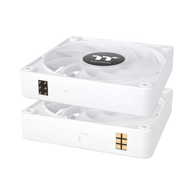 Thermaltake  CT120 EX ARGB Sync PC Cooling Fan 3 Fan Pack CL-F190-PL12SW-A (3個パック ホワイト) 