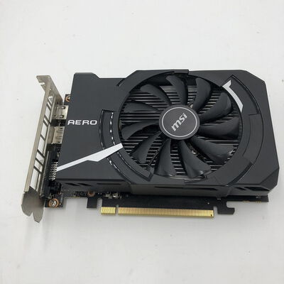 【盛岡都南店】中古  MSI GeForce GTX 1650 AERO ITX 4G OC(GTX1650 4G GDR5) 139574 