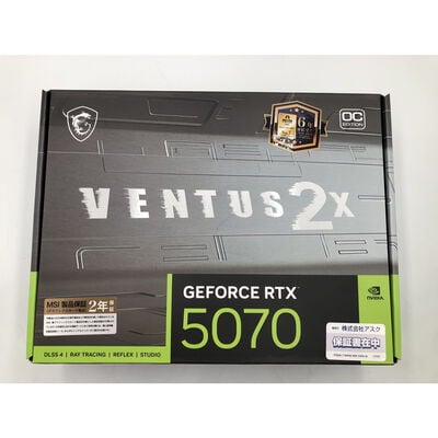 【水戸赤塚店】中古  MSI GeForce RTX 5070 12G VENTUS 2X OC 4680003294 