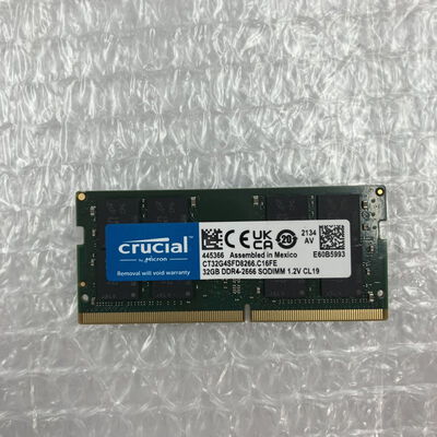 【秋葉原本店】中古  PC4-21300 32GB ノート用(DDR4-2666) 177982 