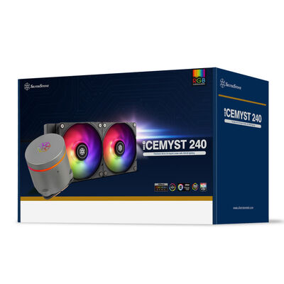 SilverStone  IceMyst 240 SST-IM240-ARGB (240mm ARGB ブラック) 