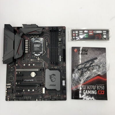 【福井日之出店】中古  MSI H270 GAMING M3 (H270 1151 ATX DDR4) 133225 