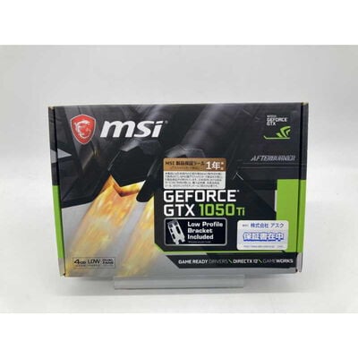 【郡山安積店】中古  MSI GeForce GTX 1050 Ti 4G(GTX1050Ti G5 1D1H1P) 133581 